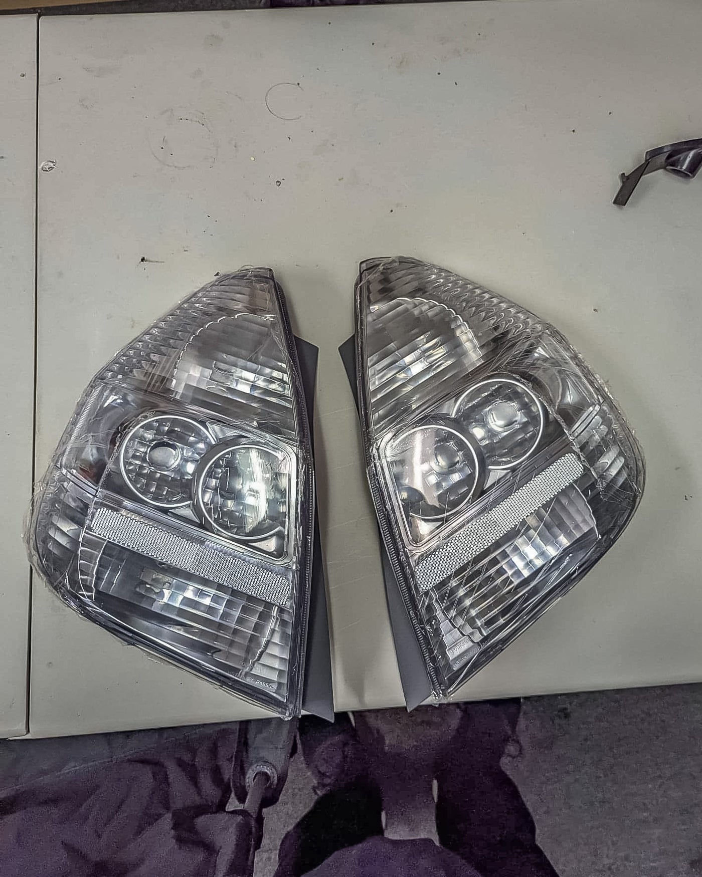 Honda Fit Clear Tail Lights (GD3, 07-08) (COMPLETE)
