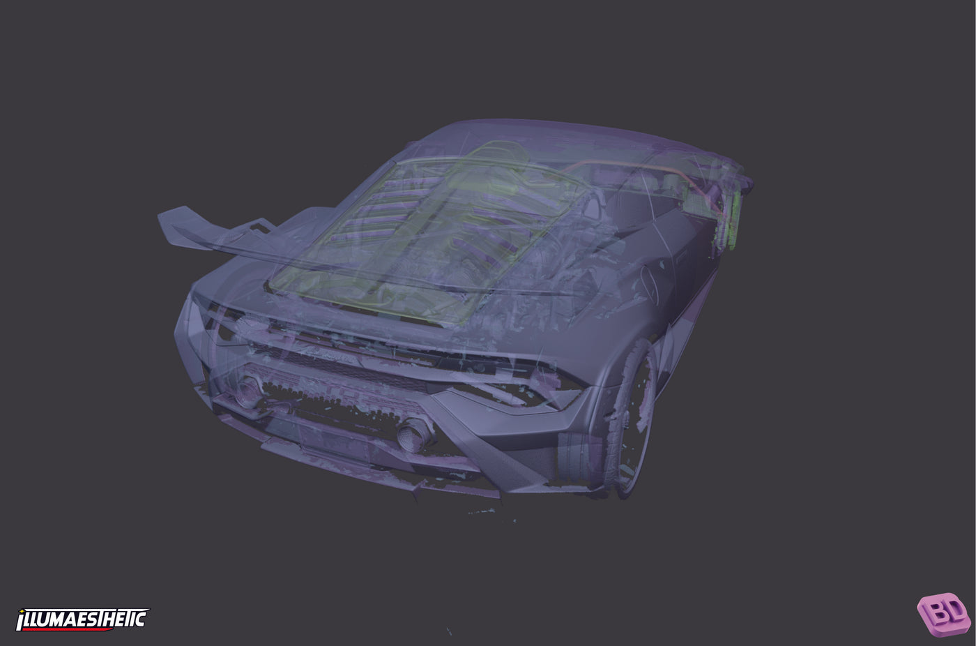 Lamborghini Huracan STO 3D Scan (2021)