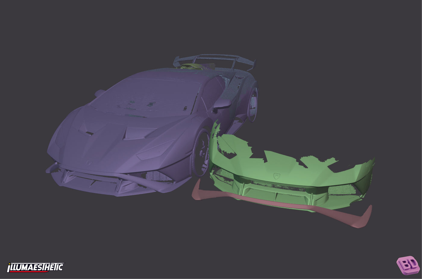 Lamborghini Huracan STO 3D Scan (2021)