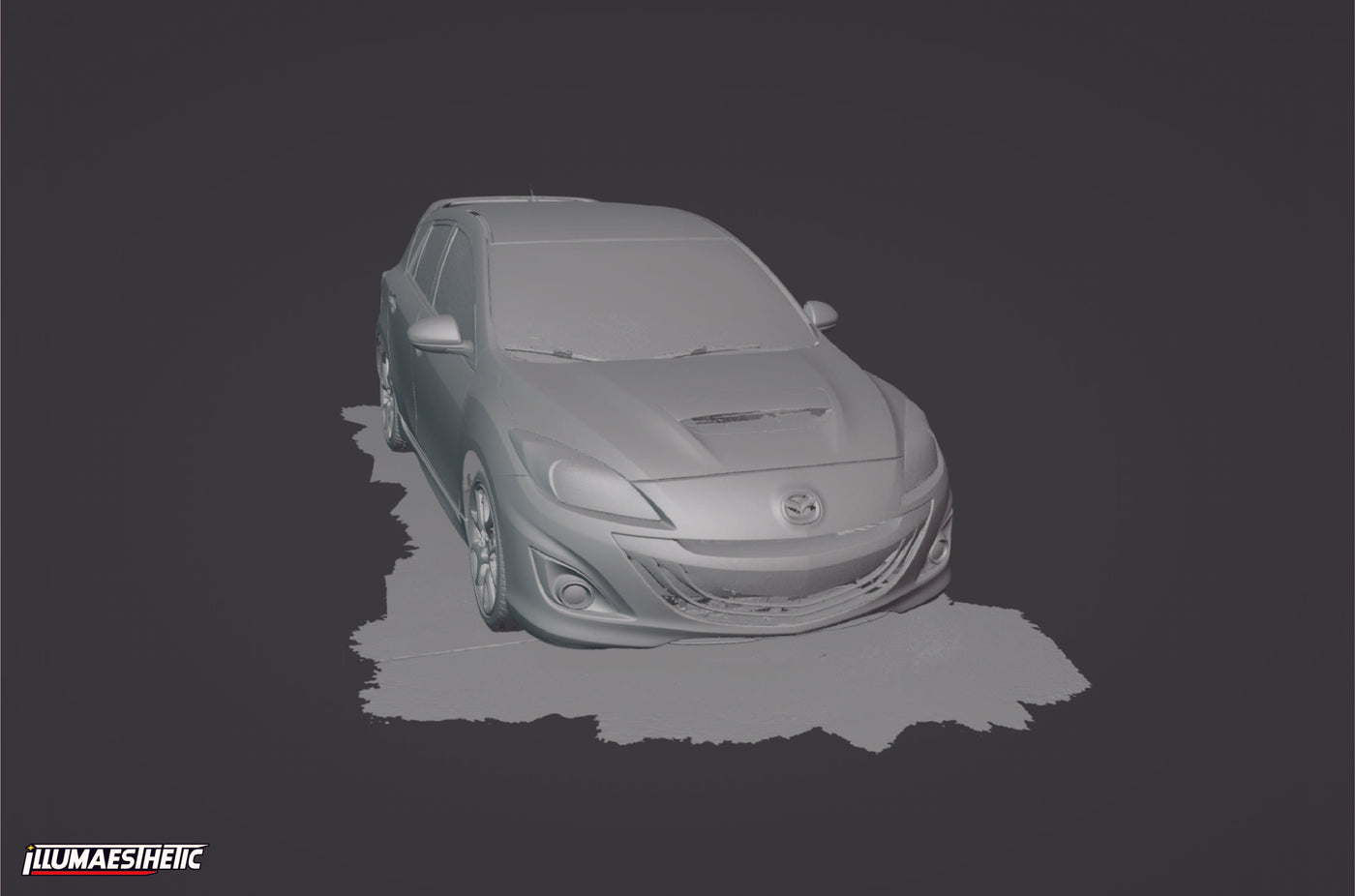 Mazda Mazdaspeed 3 3D Scan (2010-2013, BL)