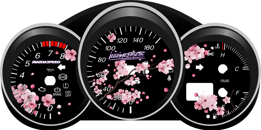Illumaesthetic's Mazda MazdaSpeed 3 1st Generation - Gauge Faces (BK, '03-'09)