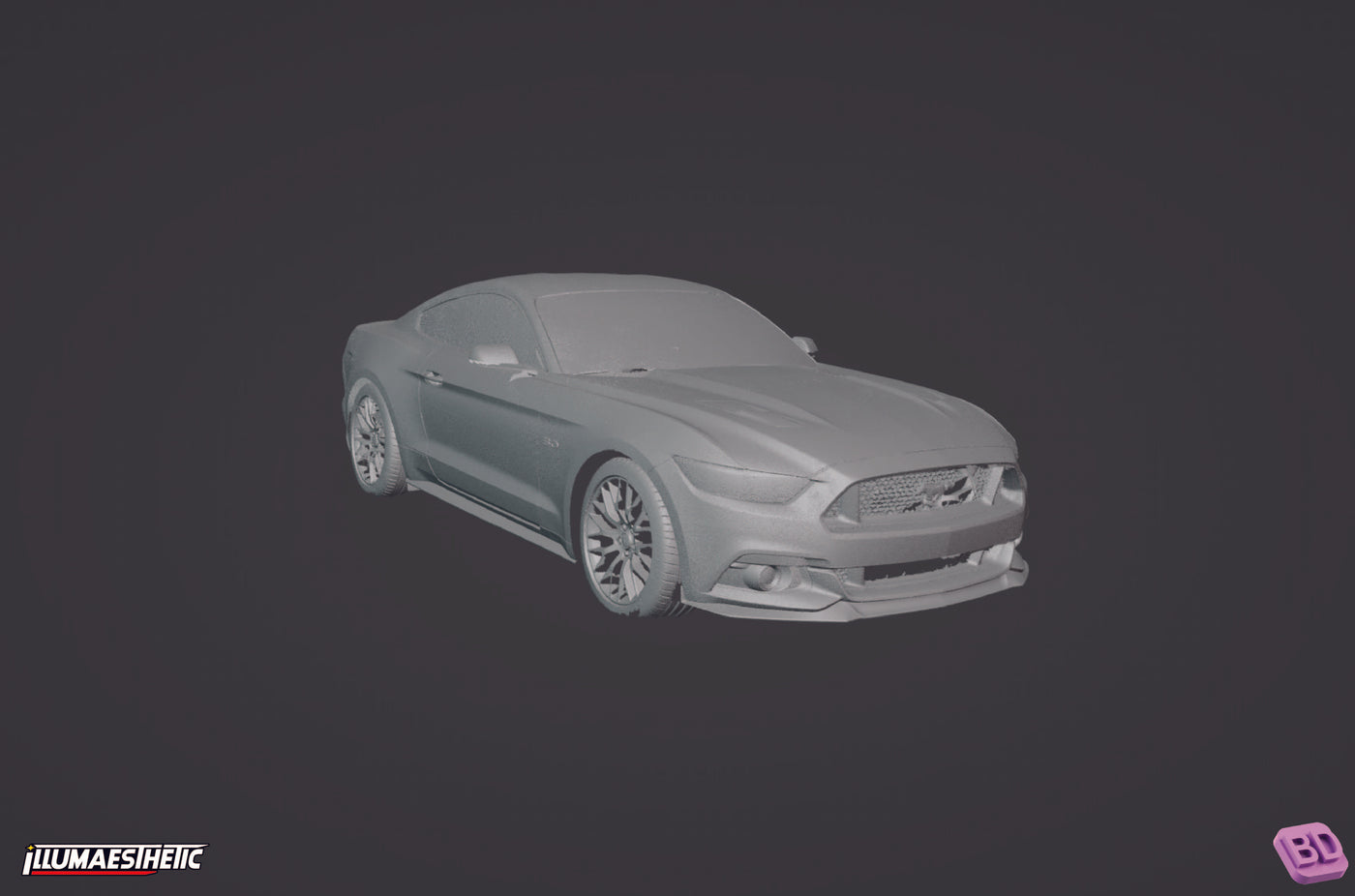 Ford Mustang GT 3D Scan (2015-2017)