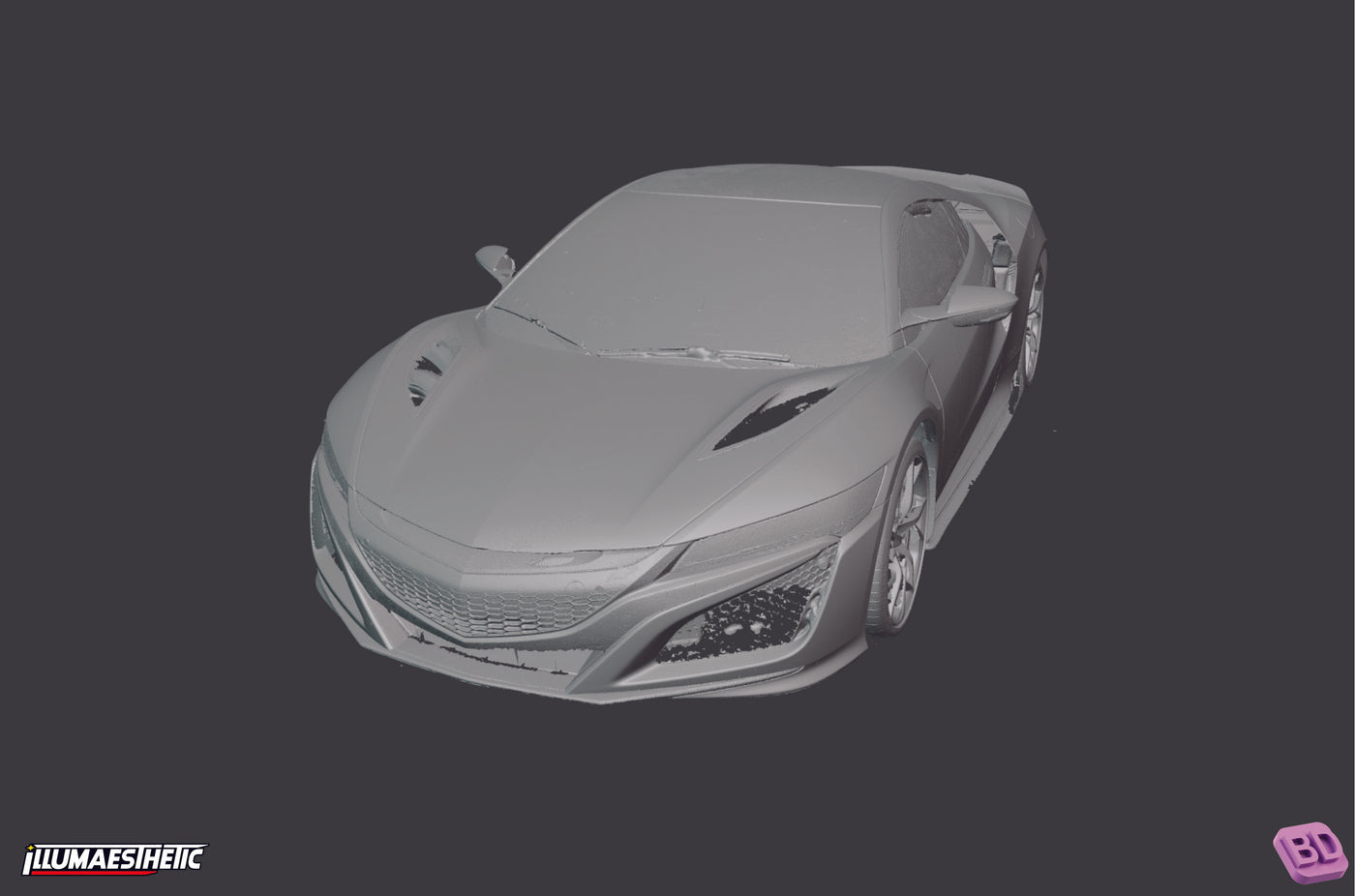 Acura Honda NSX (NC1) 3D Scan Data (2016-2021)