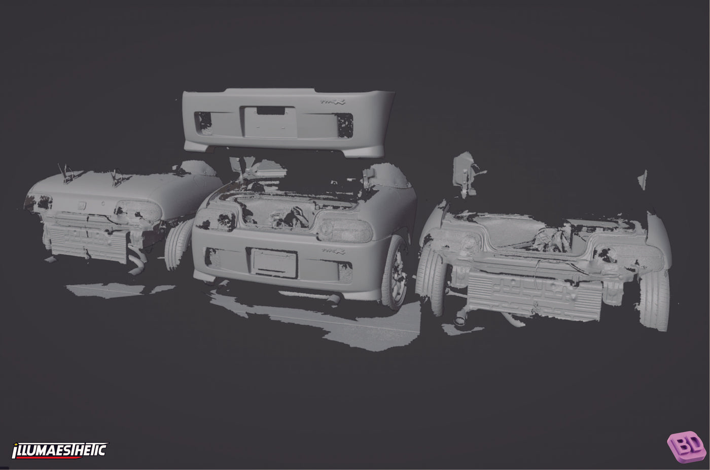 Honda Beat PP1 3D Scan Data (1991-1996)