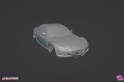 Mazda RX8 3D Scan (2002-2008, SE3P)