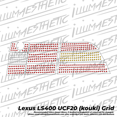 Lexus LS400 & Toyota Celsior (UCF/XF20, '98-'00, Kouki) - Complete DIY Kit