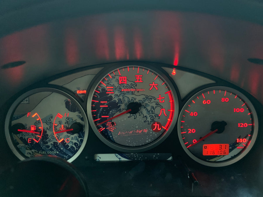 Illumaesthetic Subaru Impreza Non-Turbo (Non-WRX, GD) - Gauge Faces (04-07)